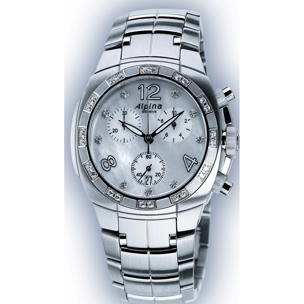 Montre Alpina AL-350LMPWD2AD6B Avalanche Chronograph