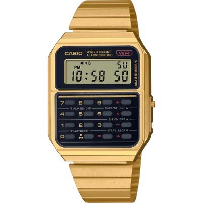 Montre Casio Vintage CA-500WEG-1AEF Vintage Calculator