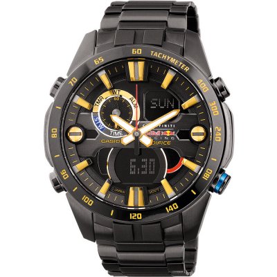 Casio Edifice Watch Ana-Digi Twin Sensor - Red Bull ERA-201RBK-1A