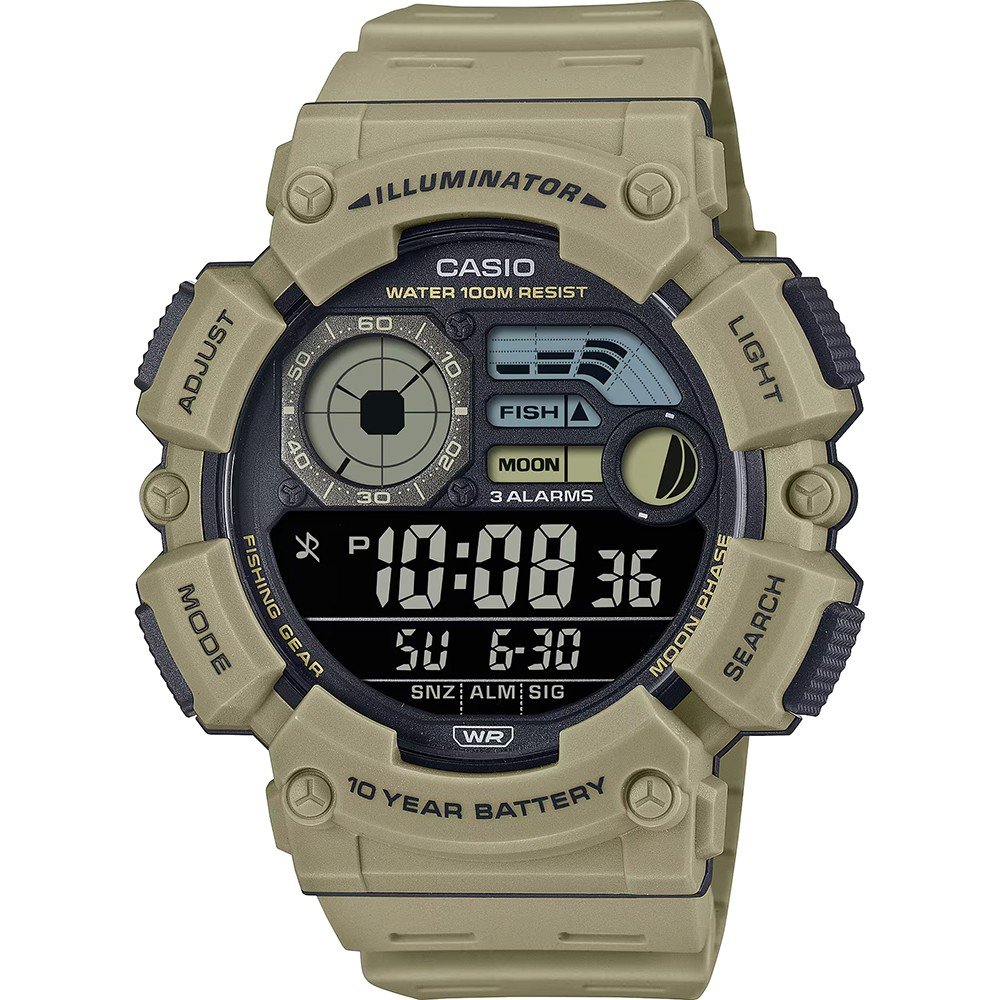 Casio Collection WS-1500H-5BVEF LCD Large Uhr