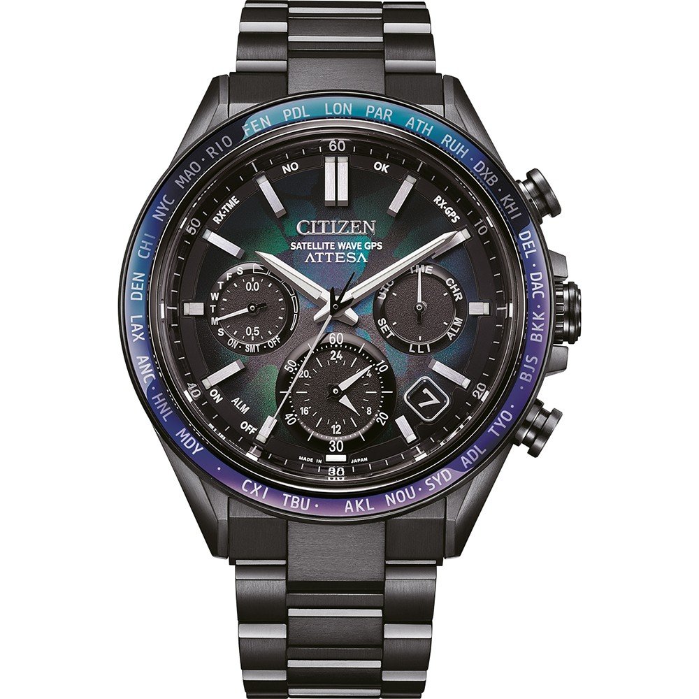 Citizen Super Titanium CC4057-60E Attesa Satellite Wave GPS Uhr