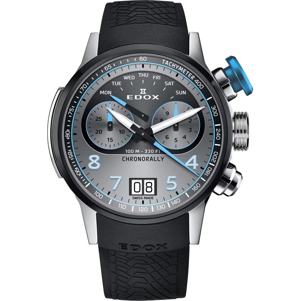 Relógio Edox Chronorally 38003-TINBU-GNBU