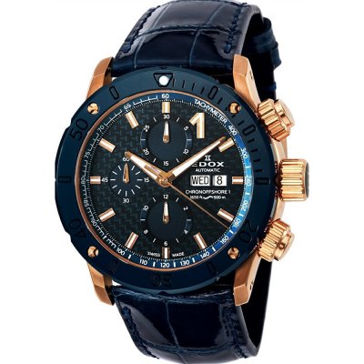 Montre Edox 01122-37RBU3-BUIR3 Chronoffshore -1