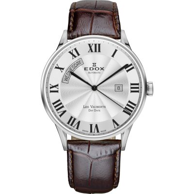 Montre Edox 83010-3B-AR Les Vauberts