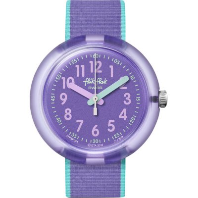 Montre Flik Flak 5+ Power Time FPNP044 Color Blast Lilac