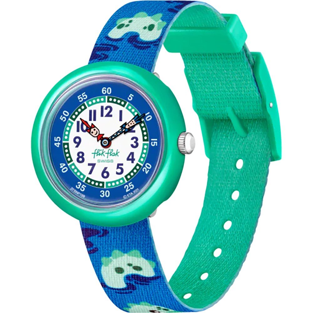 Montre Flik Flak 3 Story Time FBNP199 Nessie Ncredible EAN