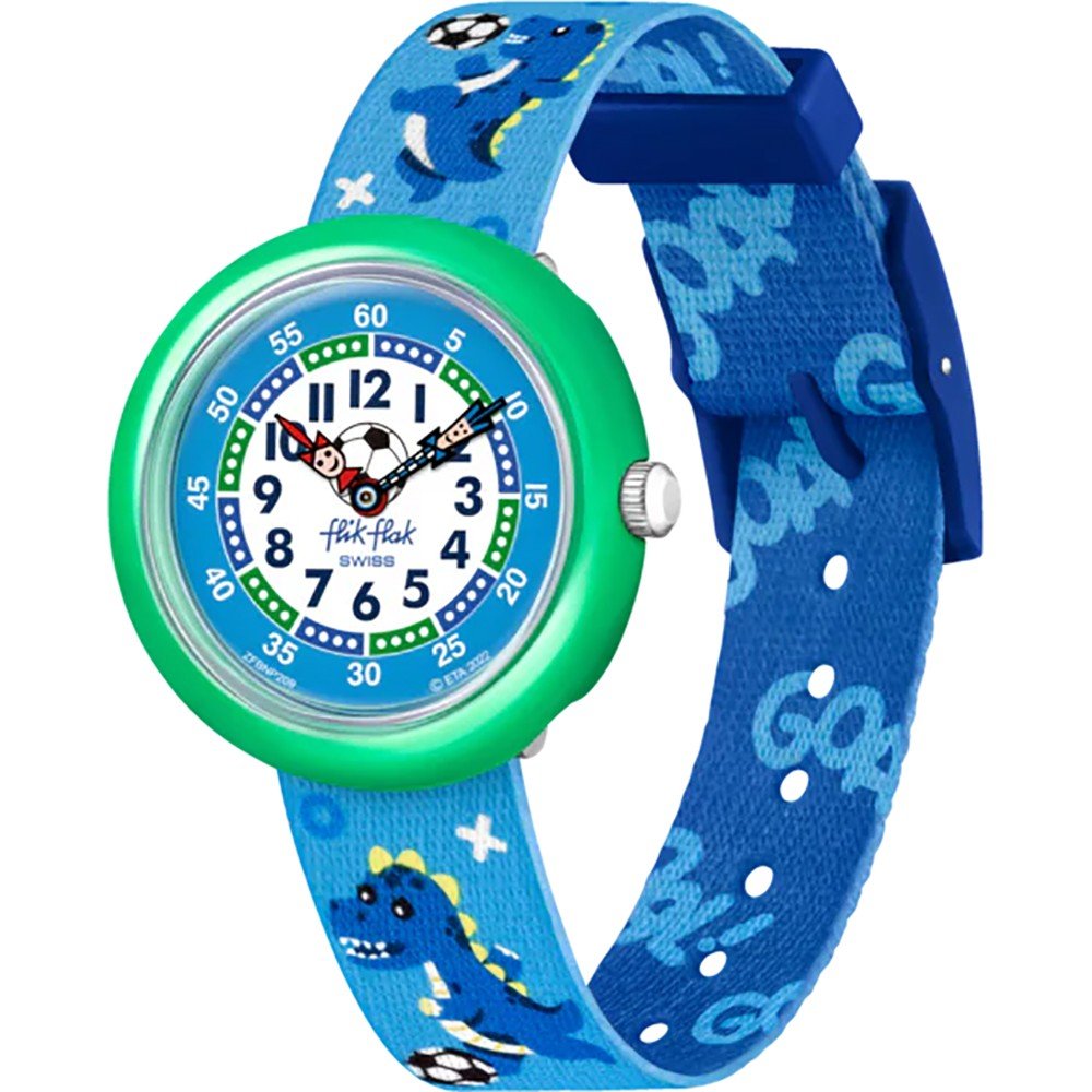 Montre Flik Flak 3 Story Time FBNP209 Soccerozaurus EAN