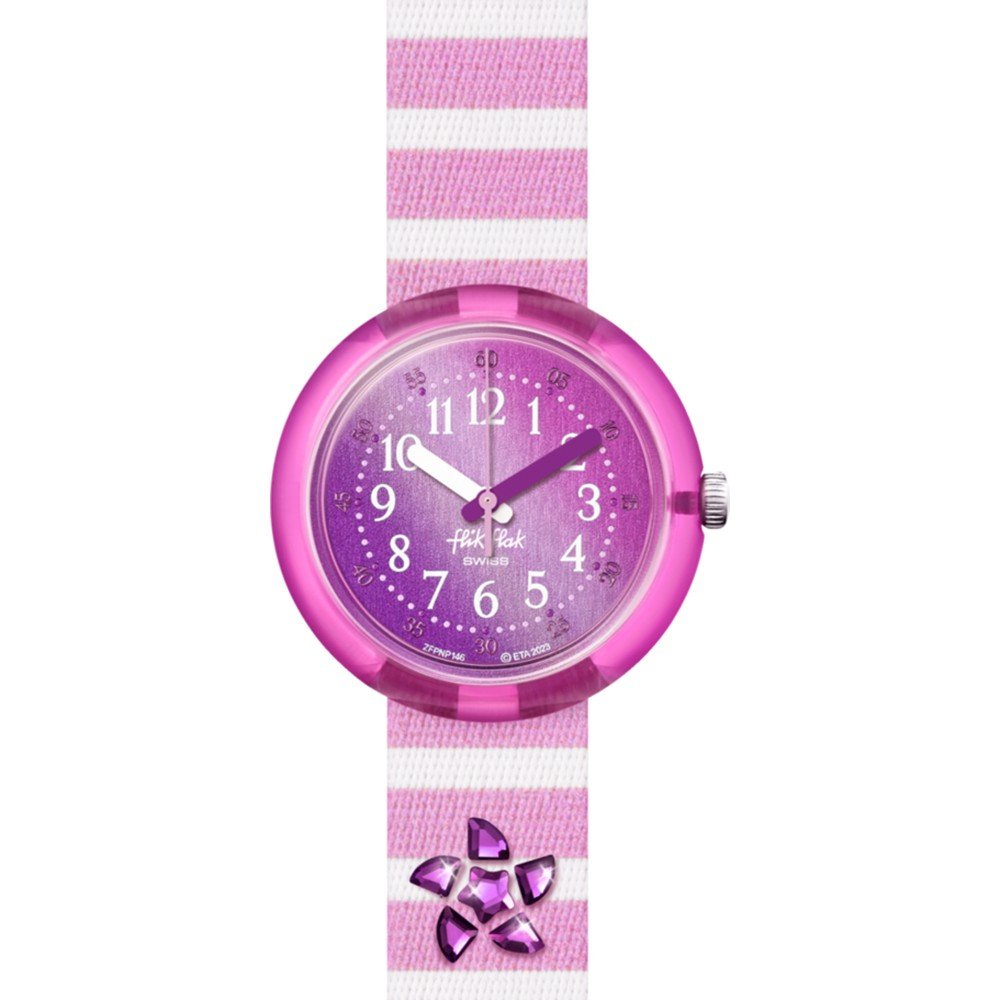 Montre Flik Flak 5+ Power Time FPNP146 Shining Seastar