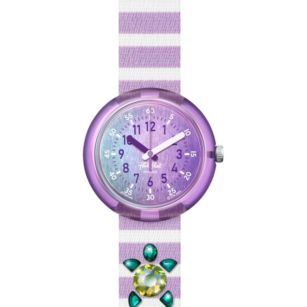 Montre Flik Flak 5+ Power Time FPNP148 Shining Turtle