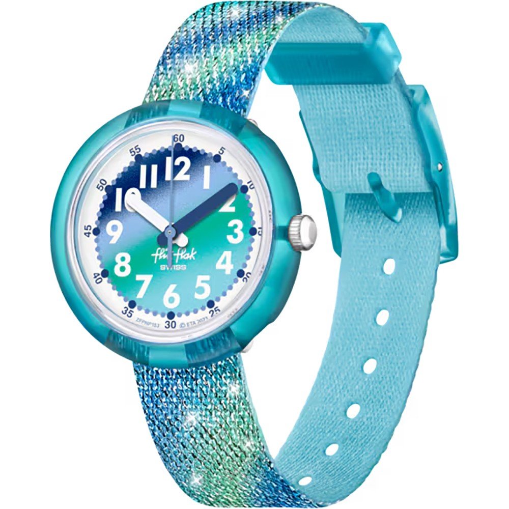 Montre Flik Flak 5+ Power Time FPNP153 Frozen Rainbow