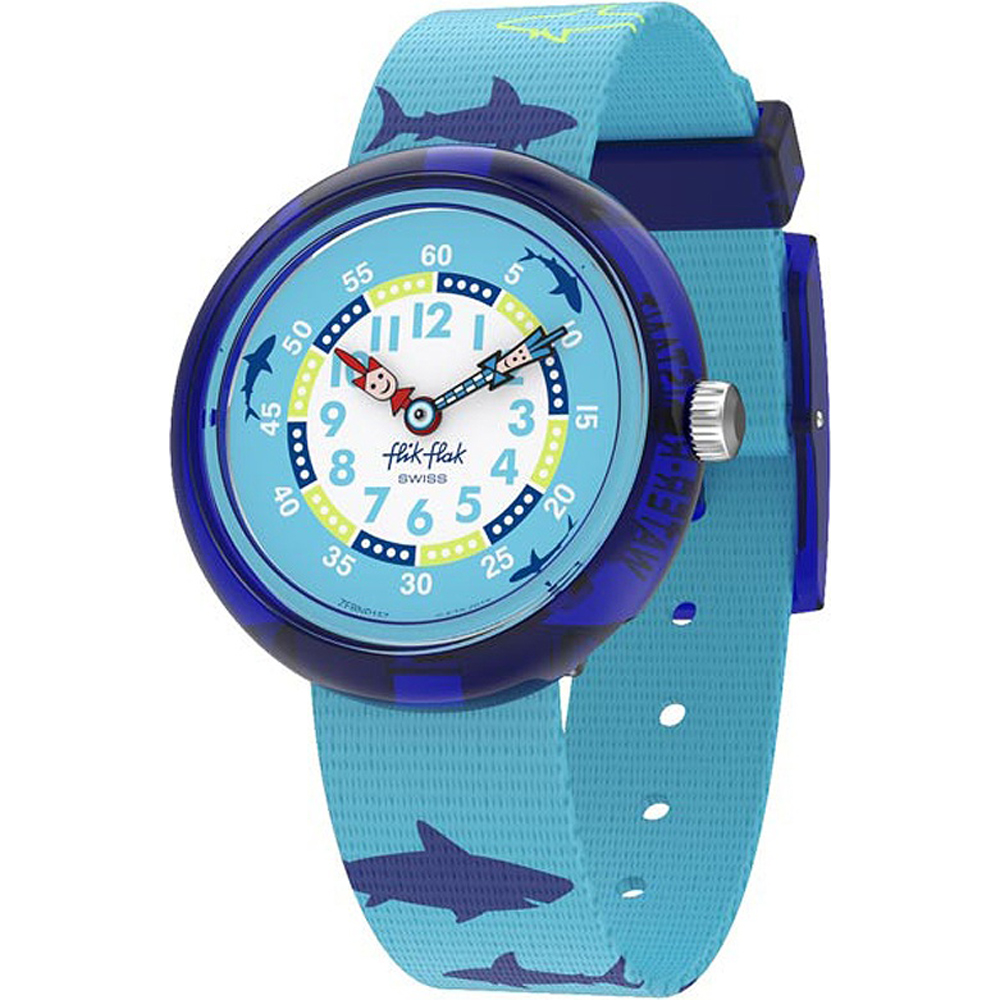 Montre Flik Flak 3 Story Time FBNP157 Sharkasm EAN