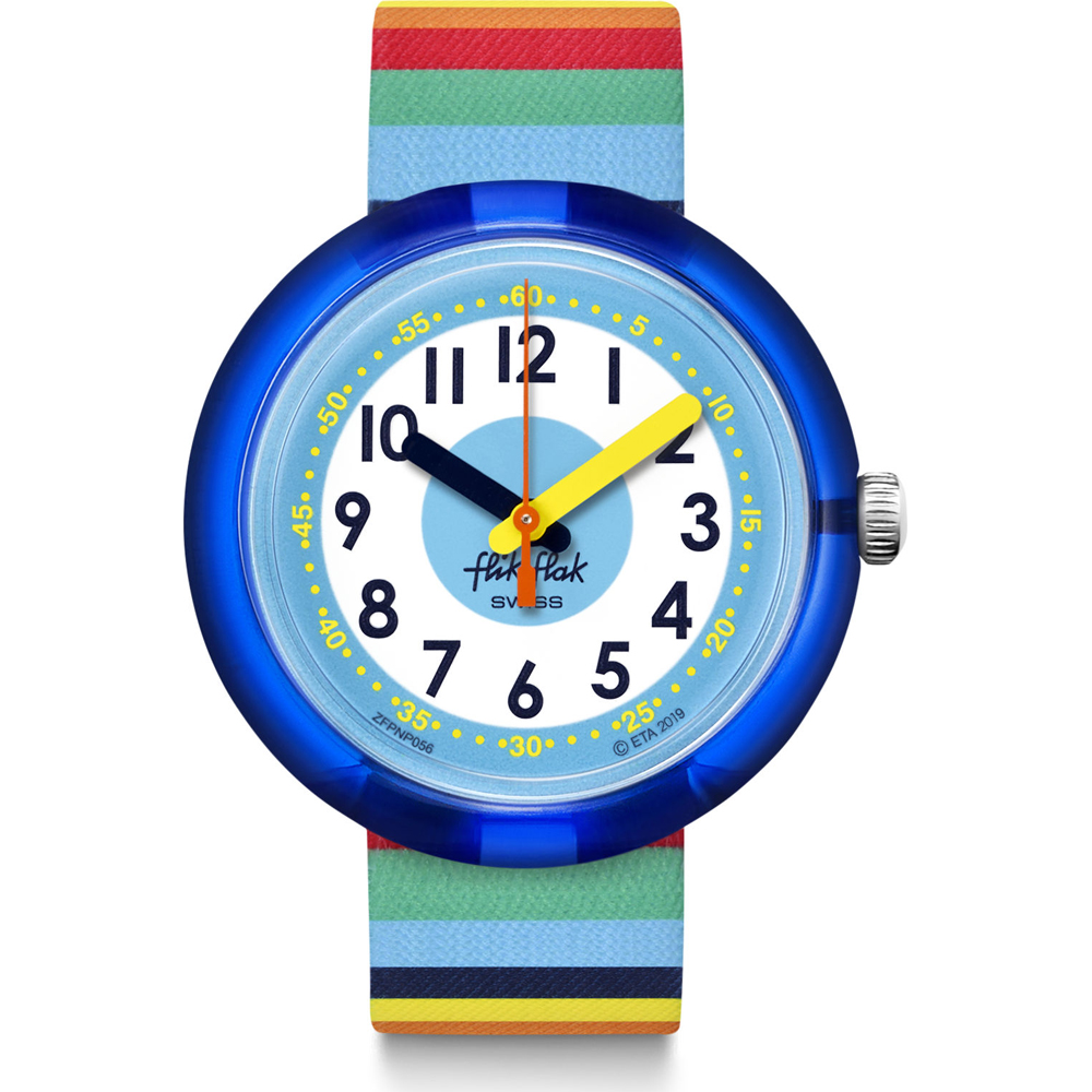 Montre Flik Flak 5+ Power Time FPNP056 Stripybow