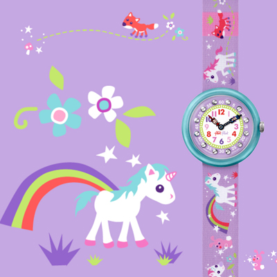 Montre flik flak arc best sale en ciel