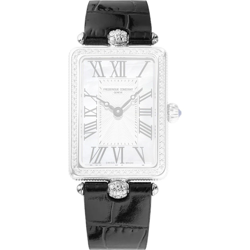 Frederique Constant FCS-BLACK2AC Art Deco Carrée Band