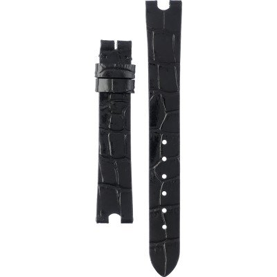 Frederique Constant Frederique Constant Straps FCS-BLACK2AC Art Deco Carrée Band