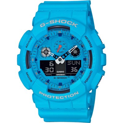 Montre G-Shock Classic Style GA-100RS-2AER Ana-Digi - Hot Rock Sounds