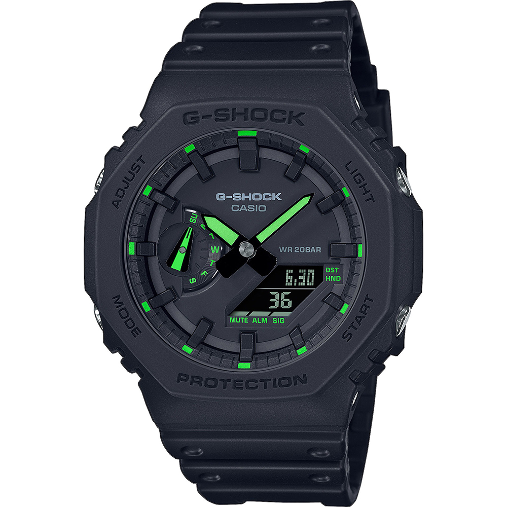 Montre G-Shock Classic Style GA-2100-1A3ER Neon Accent