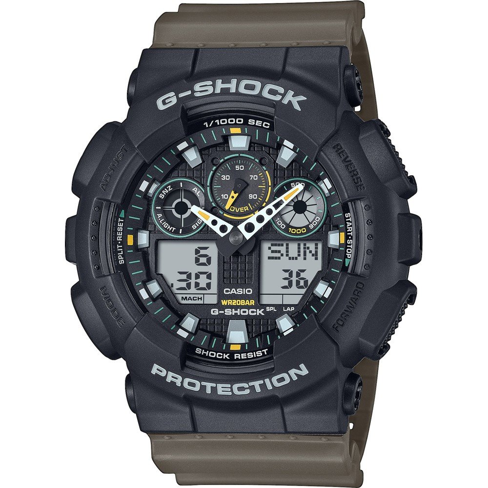 Relógio G-Shock Classic Style GA-100TU-1A3ER Two Tone Utility Colours