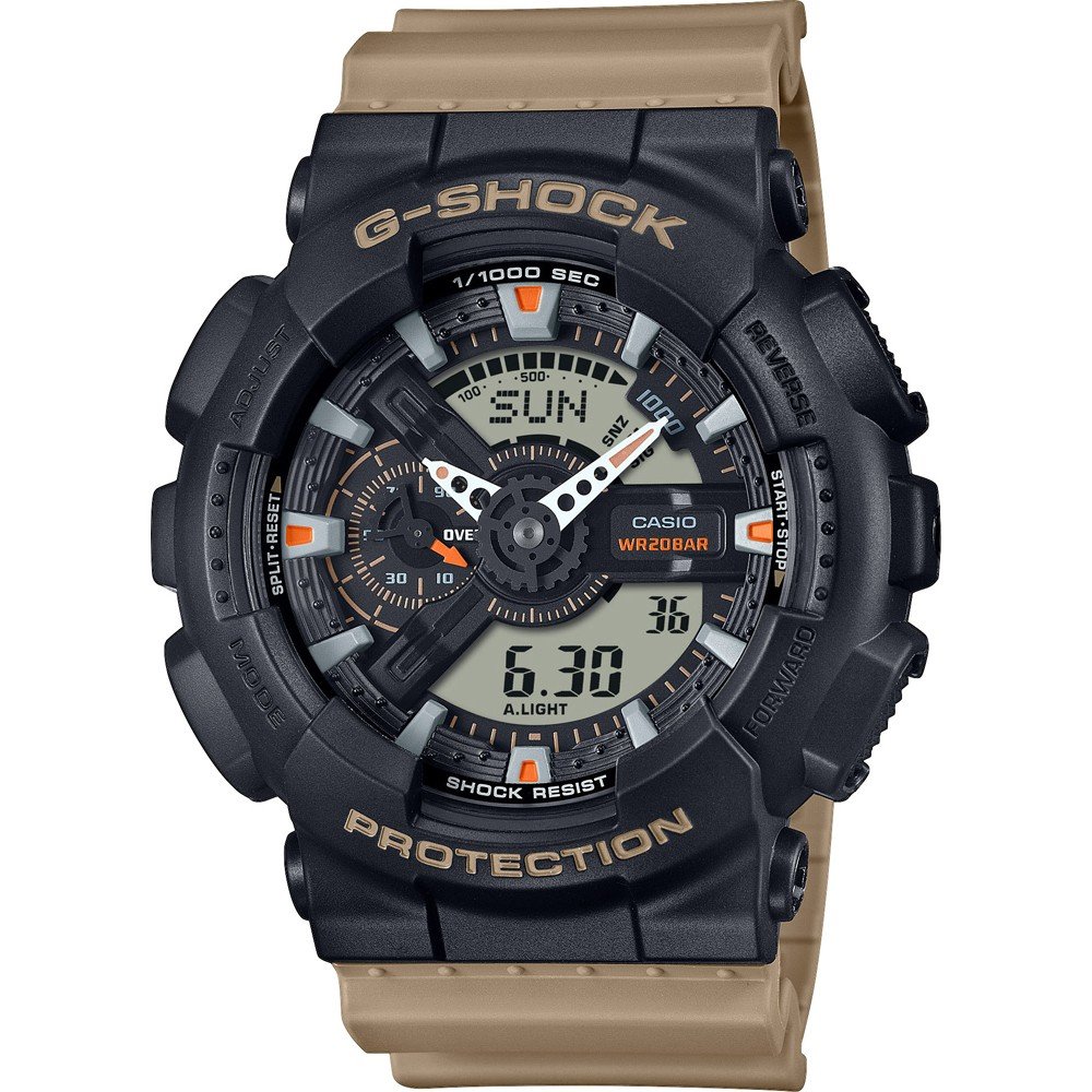 G-Shock Classic Style GA-110TU-1A5ER Two Tone Utility Colours Uhr