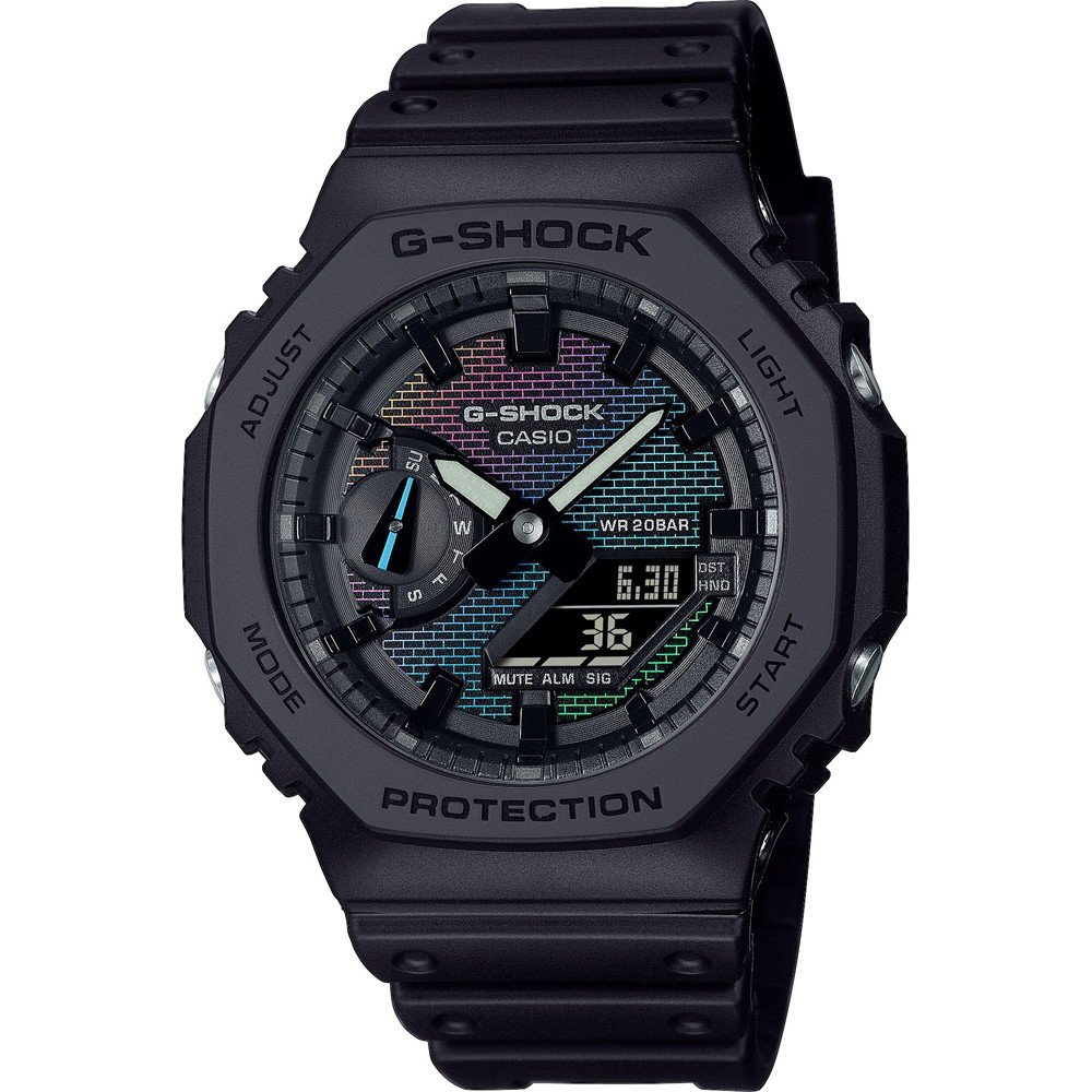 Montre G-Shock Classic Style GA-2100RW-1AER Rainbow Brick Wall