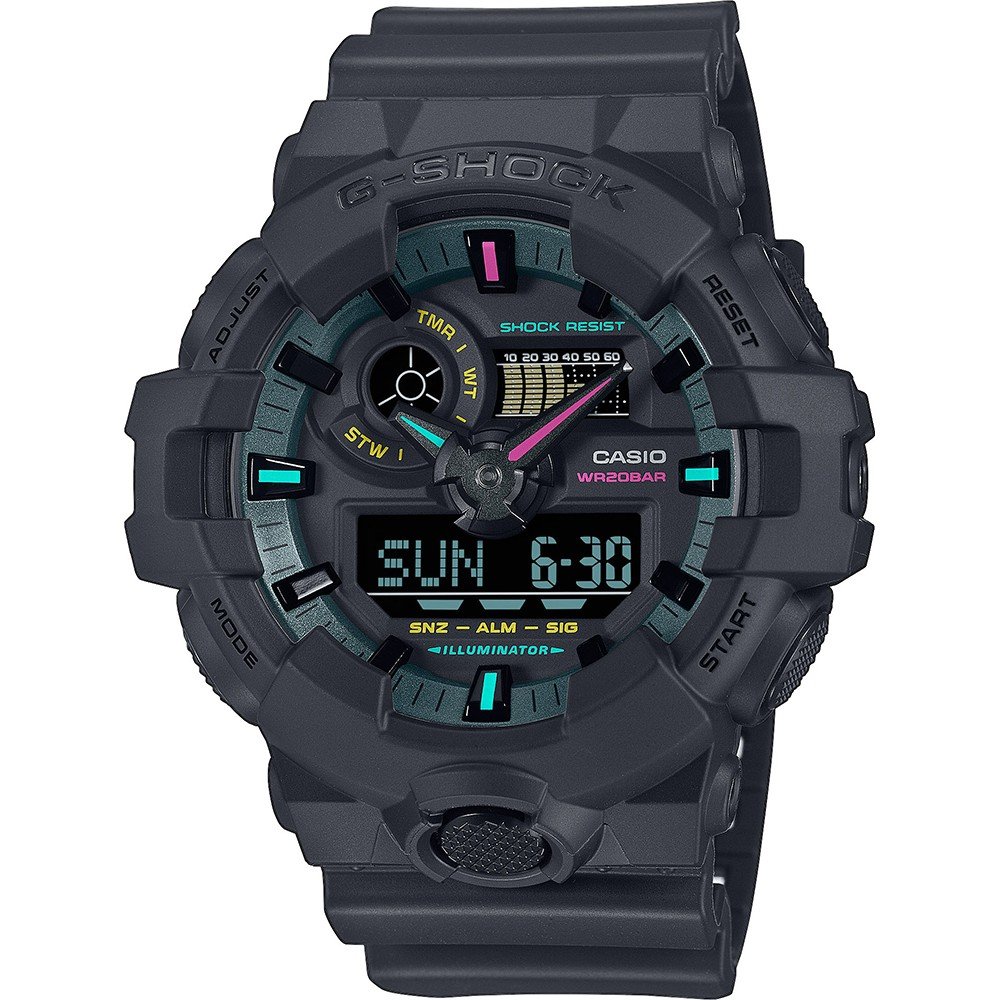 Montre G-Shock Classic Style GA-700MF-1AER Multi Fluorescent Accents