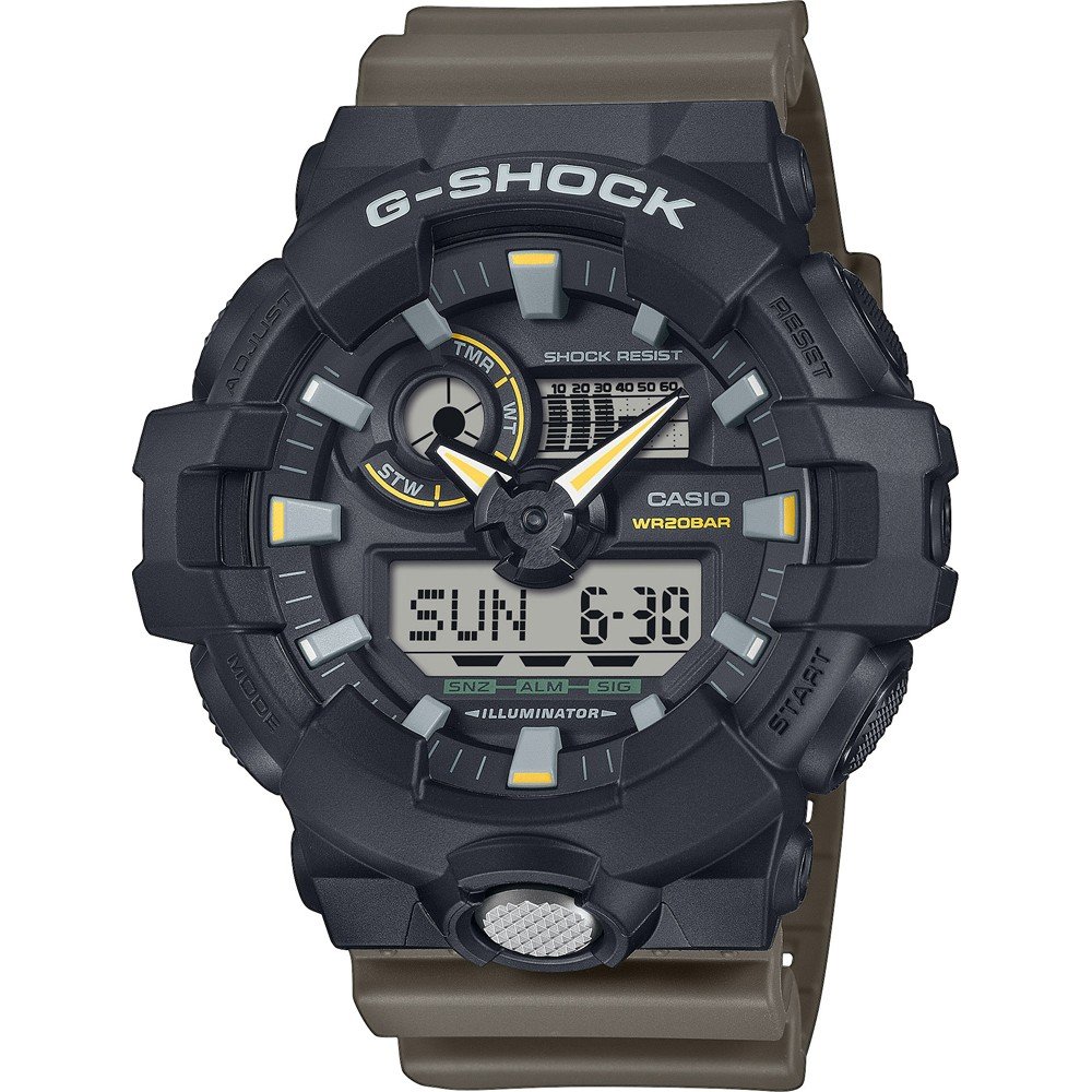 G-Shock Classic Style GA-710TU-1A3ER Two Tone Utility Colours Uhr