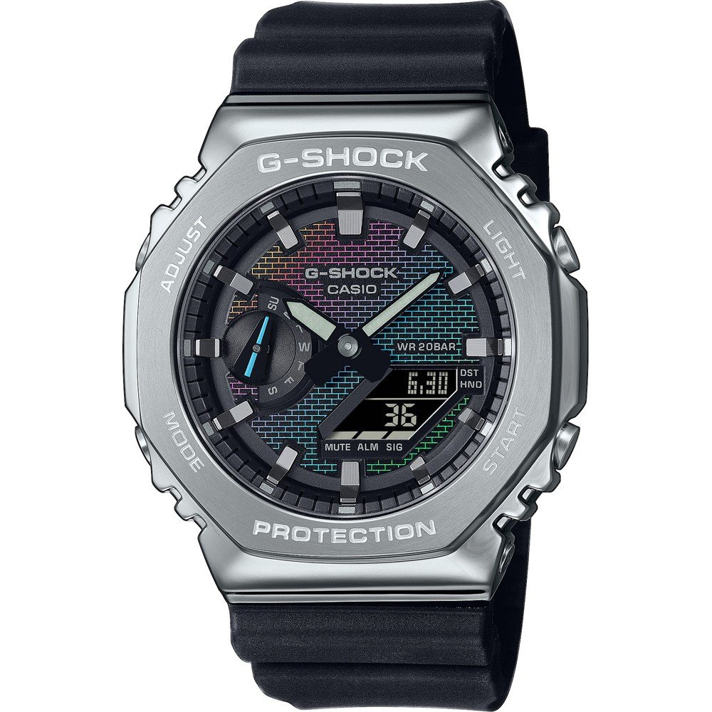 G-Shock G-Metal GM-2100RW-1AER Rainbow Brick Wall Uhr