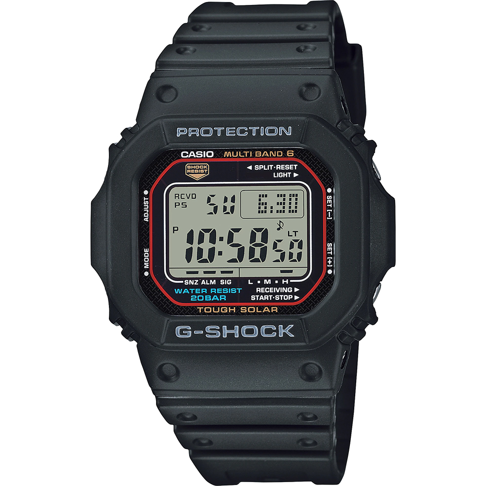 Montre G-Shock Classic Style GW-M5610U-1ER Solar Waveceptor