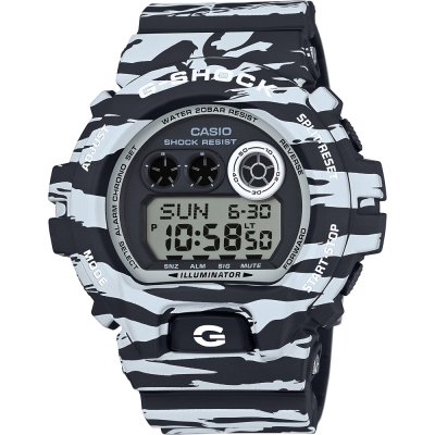 Montre G-Shock Classic Style GD-X6900BW-1 Team Zebra