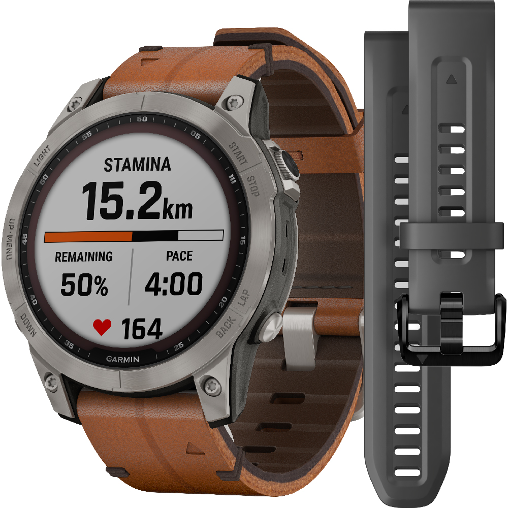 Montre Garmin Fenix 010-02540-31 Fenix 7 Sapphire Solar