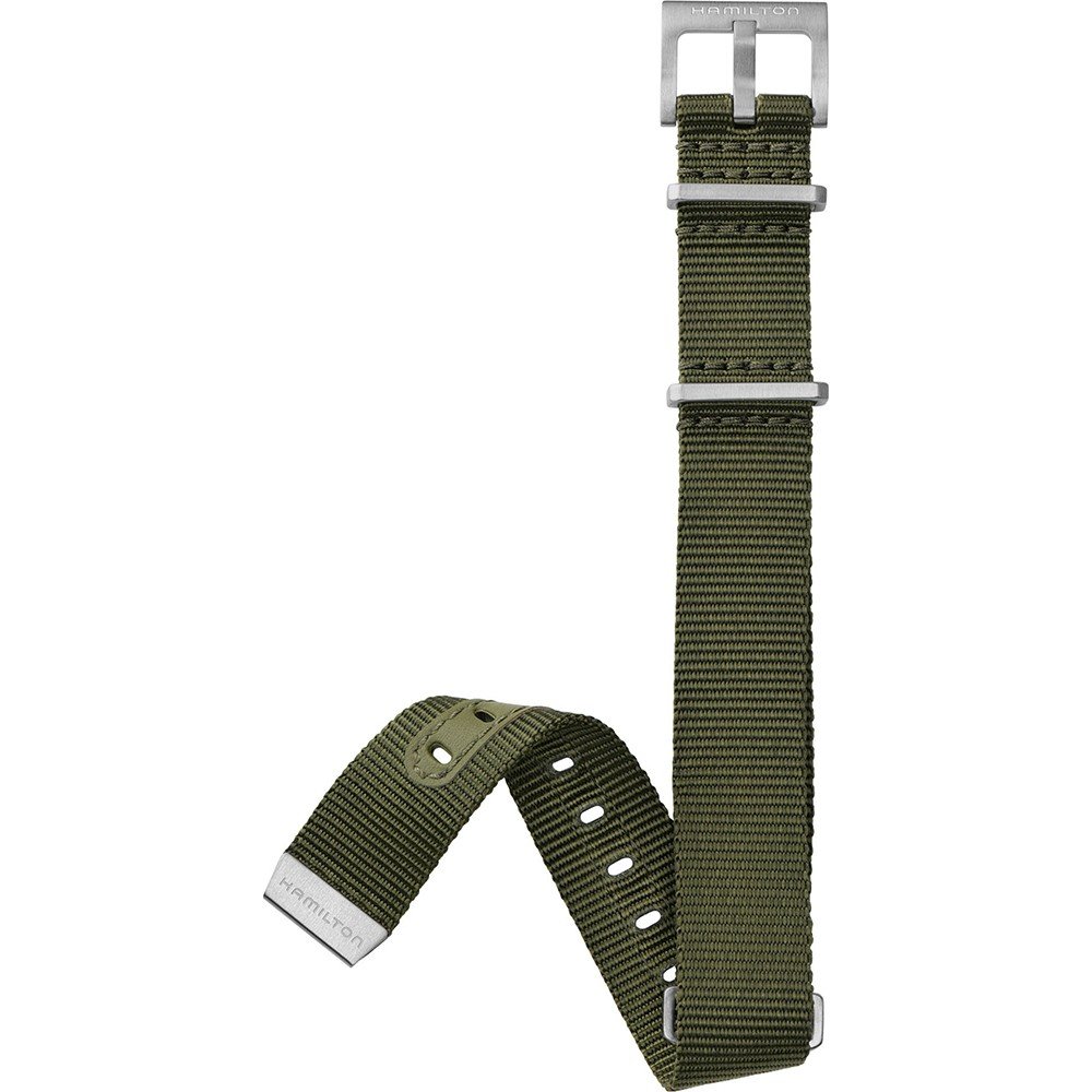 Hamilton Straps H690.000.132 Khaki Navy Scuba Band