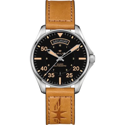 montre Hamilton Aviation H64645531 Khaki Pilot