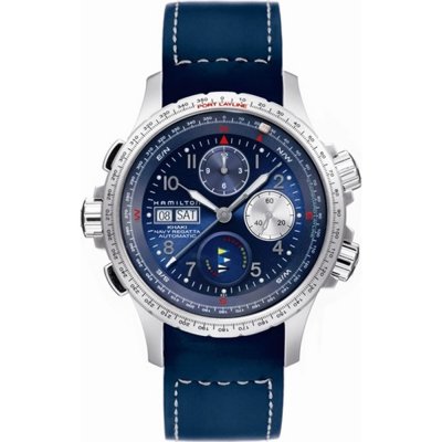 montre Hamilton H77636343 Khaki Navy Regatta