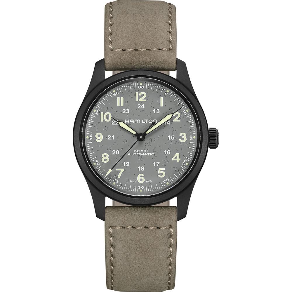 Relógio Hamilton Field H70215880 Khaki Titanium