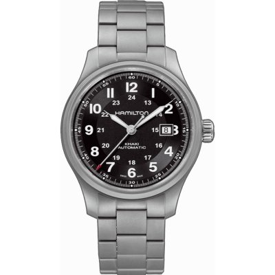 montre Hamilton Field H70565133 Khaki Titanium