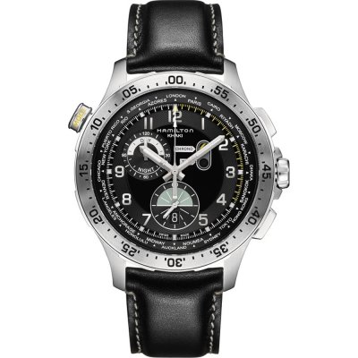 Montre Hamilton Khaki Aviation H76714735 Worldtimer