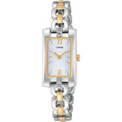 Lorus Watch Time 2 Hands Lady Trend Square Bicolor RJ451BX9