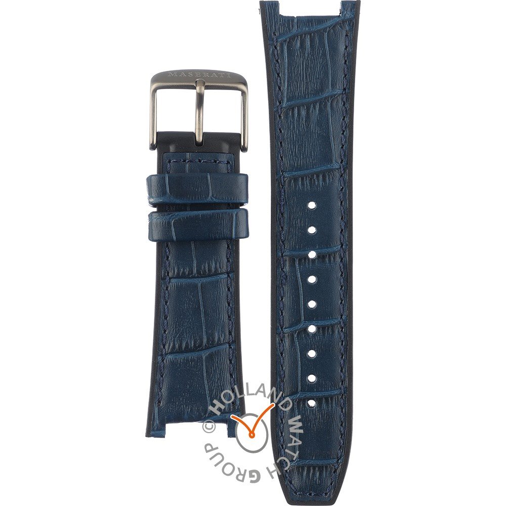 Bracelete Maserati Straps A01B5354480061GI24 Triconic