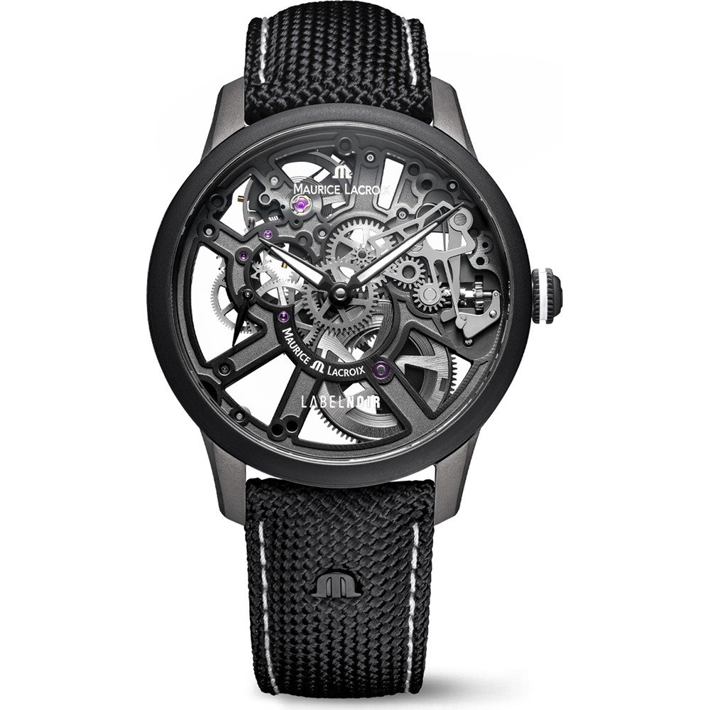 Montre Maurice Lacroix Masterpiece MP7228-DLB04-090-2 Masterpiece Skeleton X Label Noir