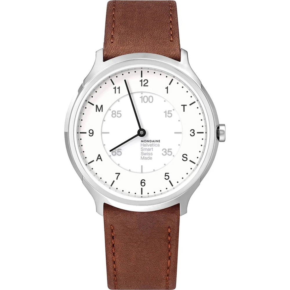 montre Mondaine Helvetica MH1.R2S10.LG Helvetica Smart