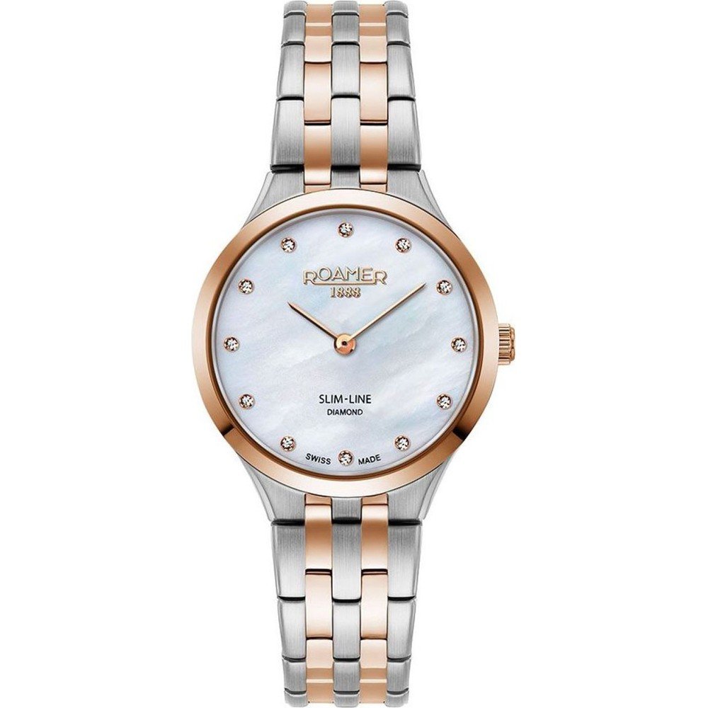 Montre Roamer Slim-Line 512847-49-89-20 Slim-Line Diamond