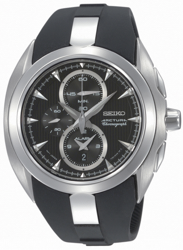 Seiko Watch Chrono Arctura Chronograaf SNAC21P1