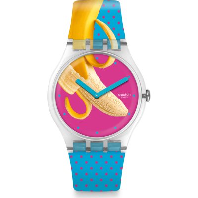 Montre Swatch Originals Large (41mm) SUOK140 Banana Slip