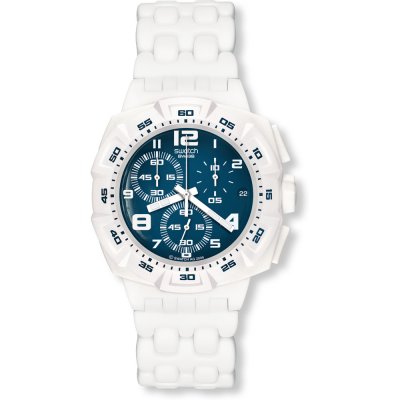 Swatch Chrono Plastic SUIW405 Blue Purity Uhr