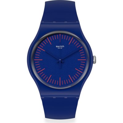 Montre Swatch Originals Large (41mm) SUON146 Bluenred