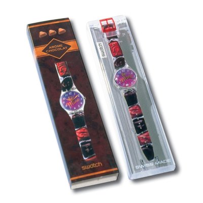 Montre Swatch Packaging Specials GK291PACK2 Chocolate Sleeve (Be Mine)