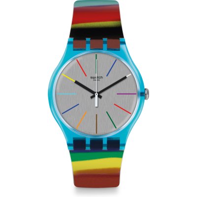 Montre Swatch Originals Large (41mm) SUOS106 Colorbrush