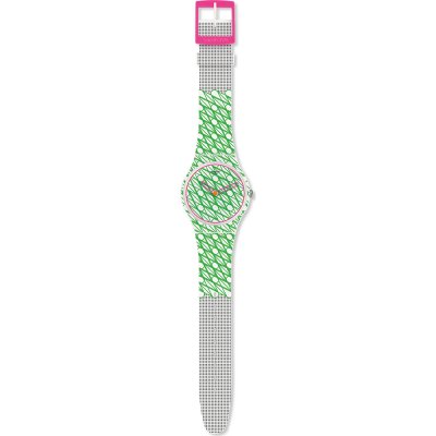 Montre Swatch Originals Large (41mm) SUOZ208 Duet In Pink & Green