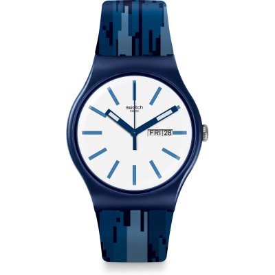 Montre Swatch Originals Large (41mm) SUON712 Fiammablu