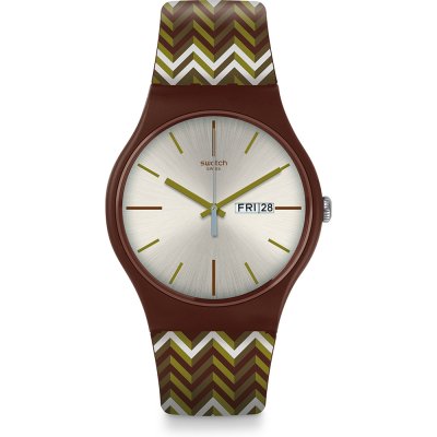 Relógio Swatch Originals Large (41mm) SUOC705 Fischgrat